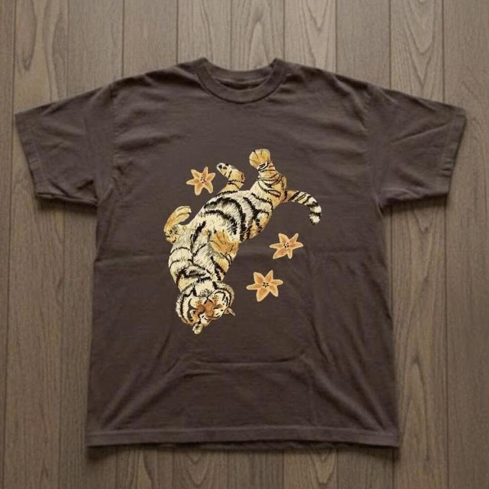 Brown Tiger Graphic Tee